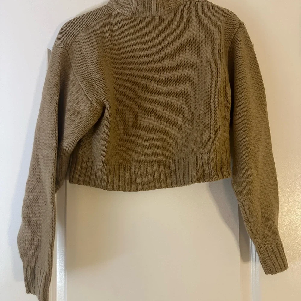 Aritzia Wilfred Harper Camel Knit Sweater, Size XXS, Brand New - Picture 6 of 6